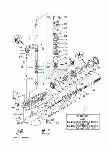 E60HMHDX drawing LOWER-CASING-x-DRIVE-1