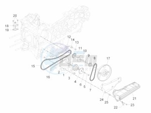 Beverly 300 ie ABS E4 (EMEA) drawing Oil pump