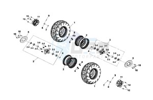 TRACKRUNNER 180 drawing FRONT WHEEL