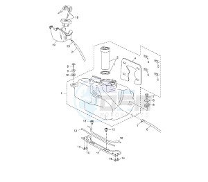 YP R X-MAX 125 drawing FUEL TANK