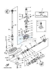 F25AEL drawing PROPELLER-HOUSING-AND-TRANSMISSION-1