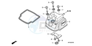 TRX450ER9 Australia - (U / SEL) drawing CYLINDER HEAD COVER