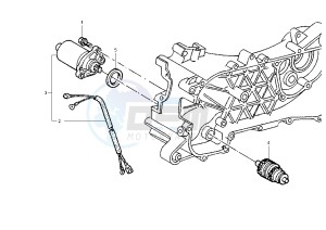 Hexagon 125-150 drawing Starting motor