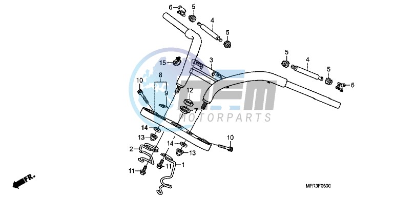 HANDLE PIPE/TOP BRIDGE