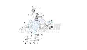 BOULEVARD - 150 CC 4T E3 drawing FUEL TANK