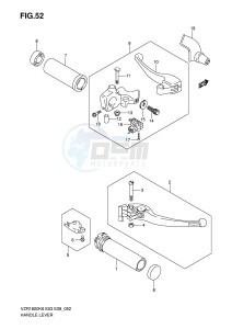 VZR1800 (E3-E28) INTRUDER drawing HANDLE LEVER