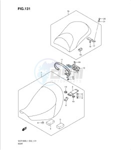 VLR1800 drawing SEAT (VLR1800UFL1 E19)