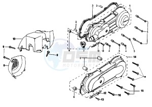 ZENITH L - 50 cc drawing CRANKCASE COVER