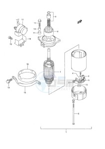 DF 30 drawing Starting Motor