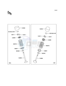 Z1000_ABS ZR1000C7F FR GB XX (EU ME A(FRICA) drawing Valve(s)