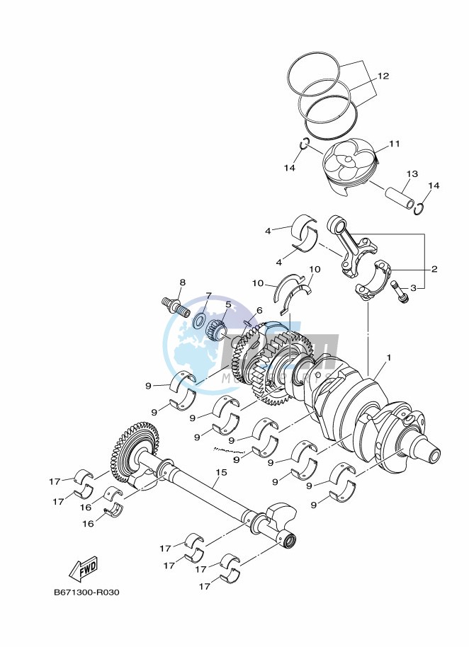 CRANKSHAFT & PISTON