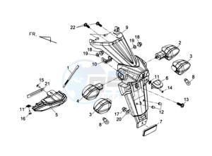 WOLF 125 EFI drawing REAR COVERS