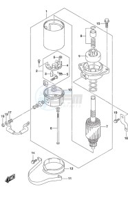 DF 25A drawing Starting Motor Remote Control