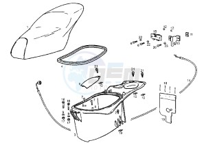 ATLANTIS 50 cc-100 cc 4T - 50 cc drawing SEAT