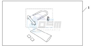 CBR600RA9 Europe Direct - (ED / ABS MME) drawing U-LOCK