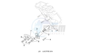 Pegaso 650 ie drawing Chain tensioner