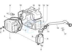 Liberty 125 4t ptt (I) Italy drawing Cylinder head cover