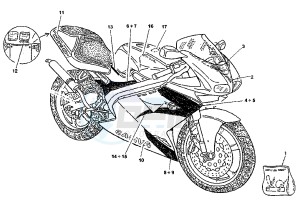 MITO EVOL.125 drawing LABEL COLOR “A”