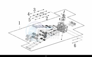 MAXSYM TL 500 (TL47W1-EU) (L9) drawing CYLINDER HEAD ASSY