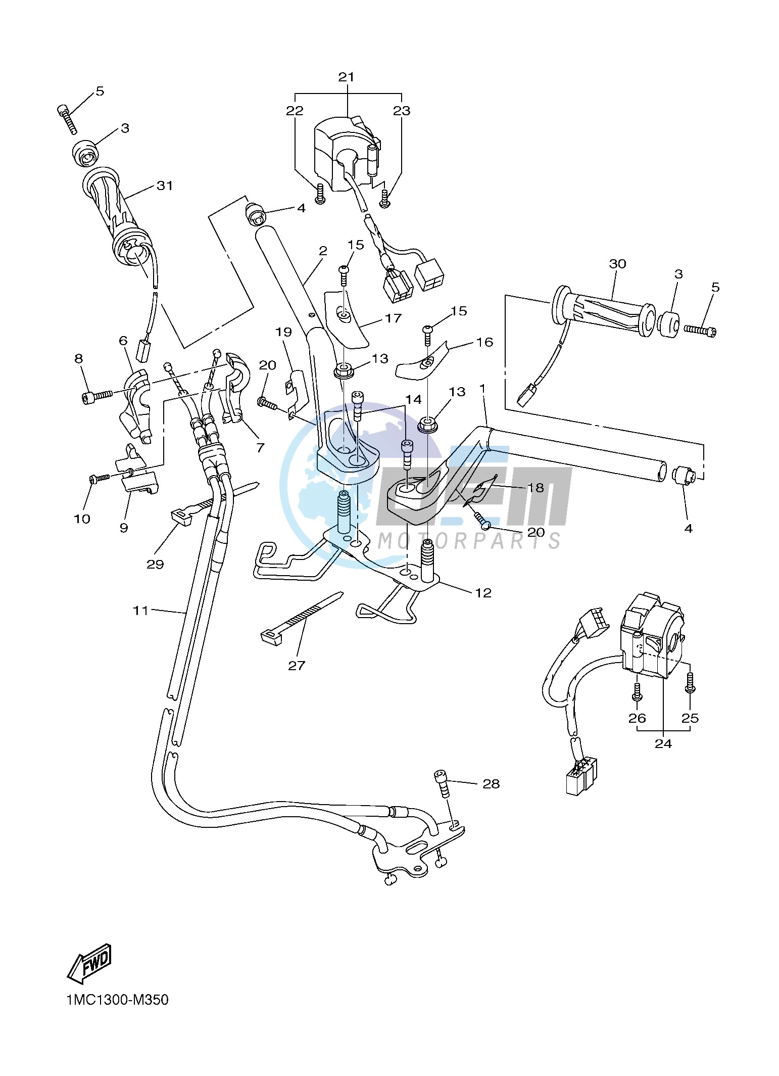 STEERING HANDLE & CABLE