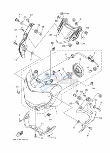 MT-07 ABS MTN690-A (B4C9) drawing HEADLIGHT