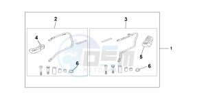 CBF1000 drawing PANNIER STAY