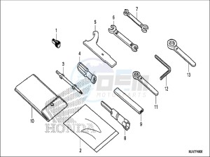 CB500FAH CB500F ED drawing TOOL