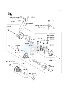 JET SKI ULTRA 300X JT1500HBF EU drawing Starter Motor