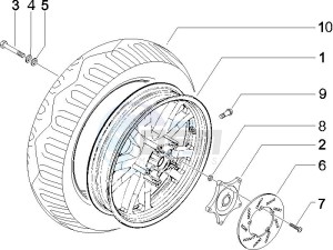 Beverly 500 (USA) USA drawing Rear Wheel