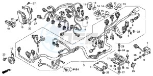 CB600F CB600F drawing WIRE HARNESS