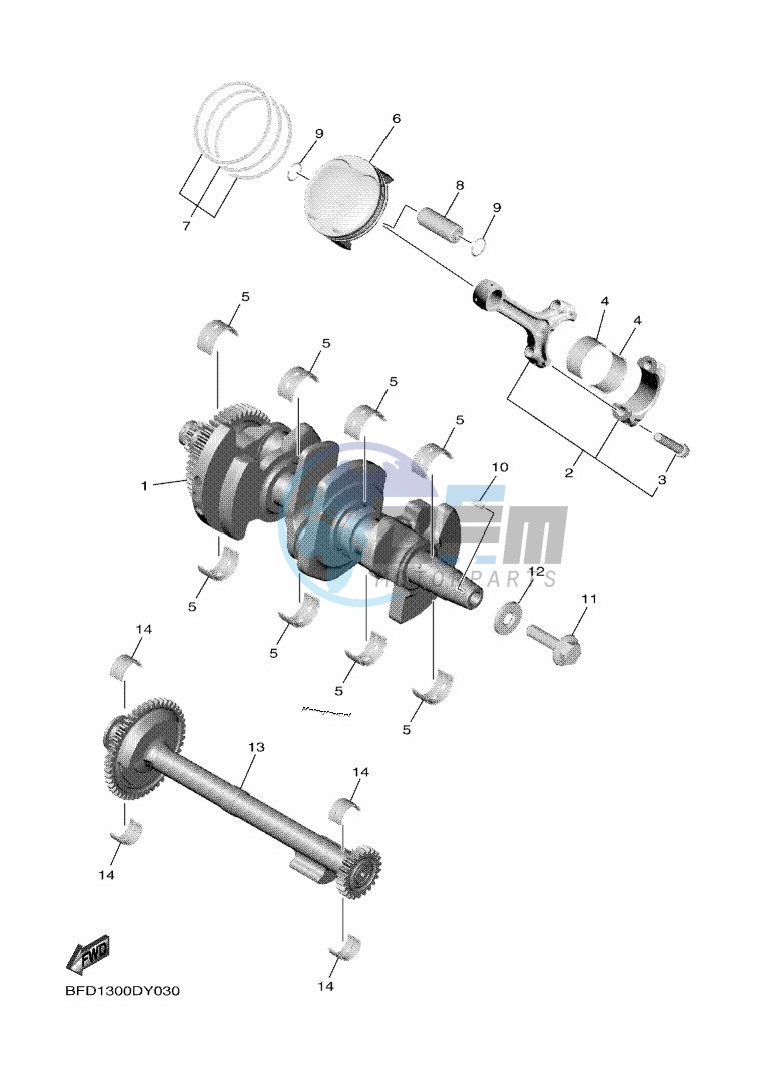 CRANKSHAFT & PISTON