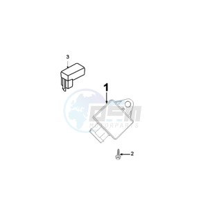 LUDIX 10 RB ONE drawing ELECTRONIC PART WITH CDI