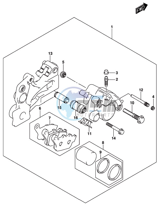 REAR CALIPER