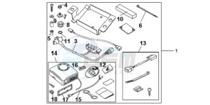 CBR1000RA9 Korea - (KO / ABS MME) drawing KIT ALARM SYSTEM