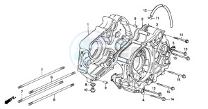 Z50J drawing CRANKCASE