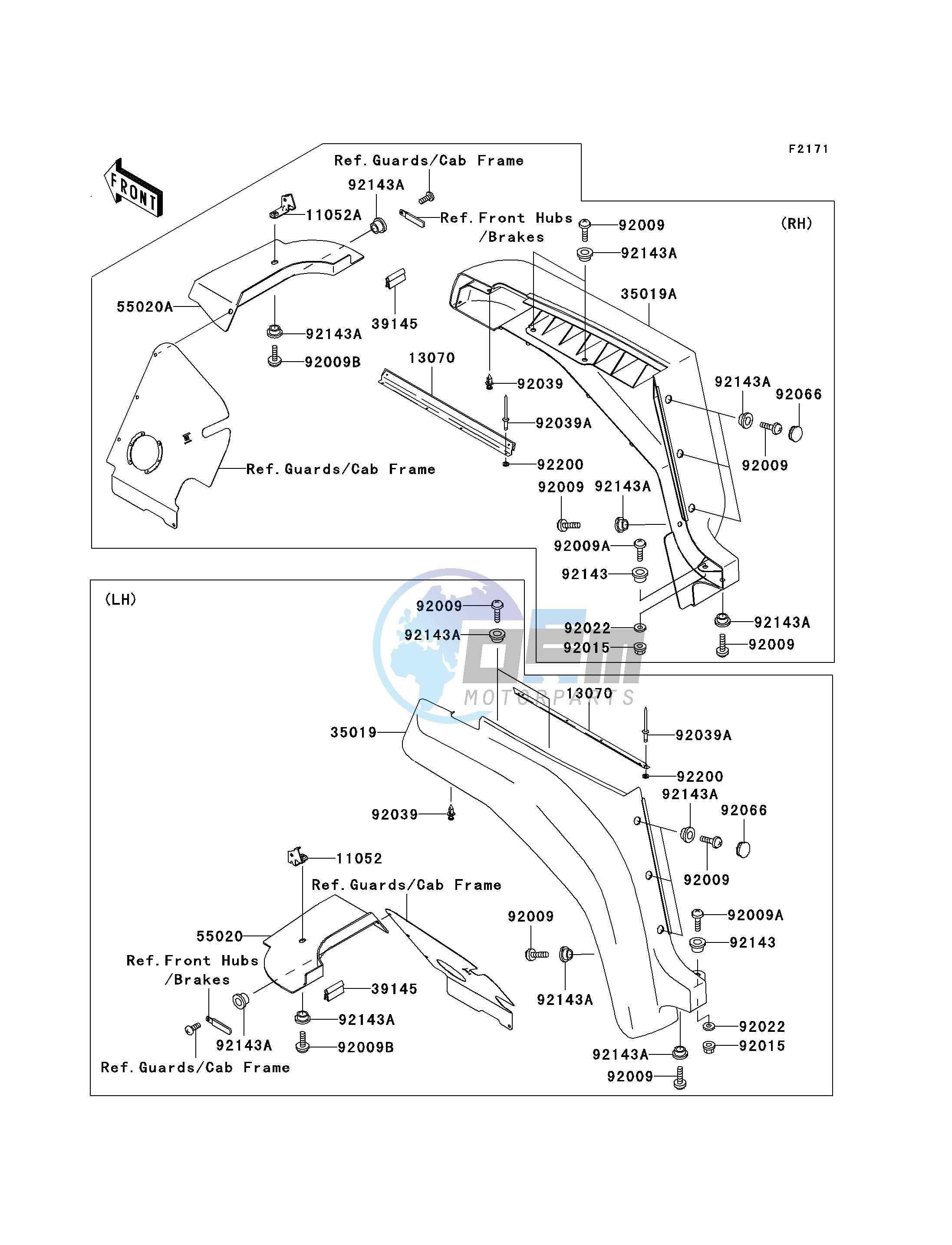 FRONT FENDER-- S- -