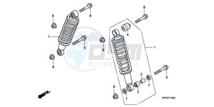 TRX420TMA Australia - (U / 2WD) drawing FRONT CUSHION