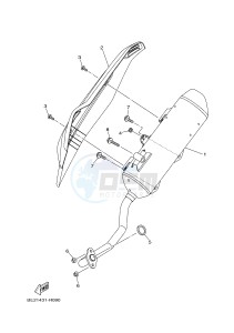 MWS125-A TRICITY 125 (BR71 BR74) drawing EXHAUST