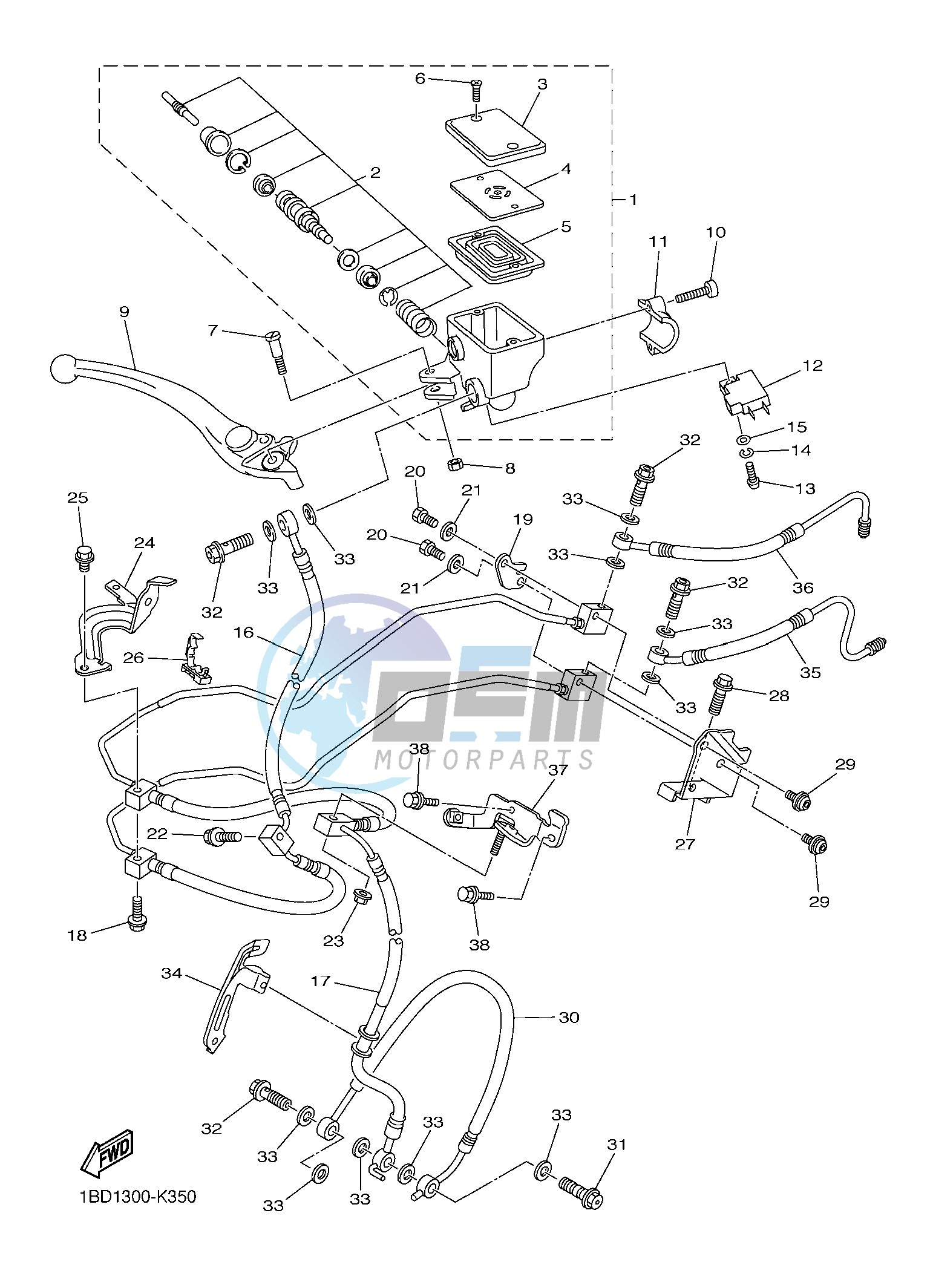 FRONT MASTER CYLINDER