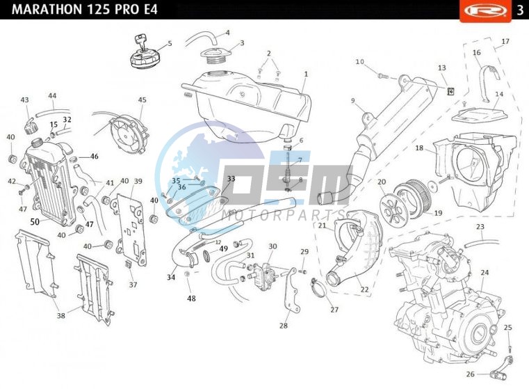 TANK-EXHAUST-RADIATOR