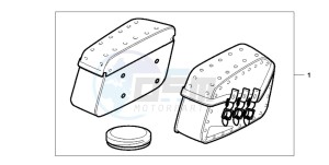 VT750C3 drawing LEATHER SADDLEBAG