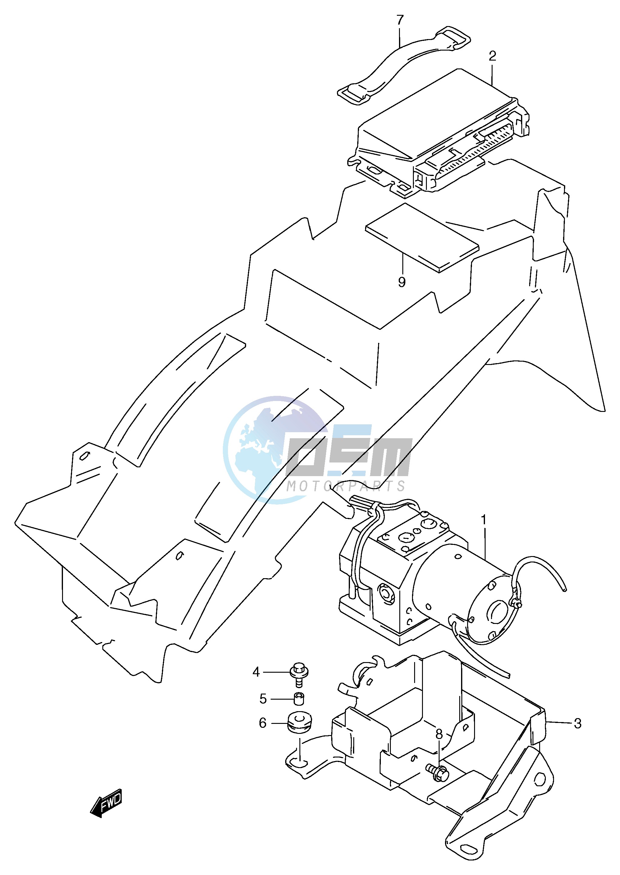 HYDRAULIC UNIT (GSF1200SAV SAW SAX SAY)