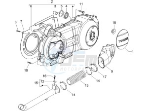 Runner 125 VX 4t SC (UK) UK drawing Crankcase cover - Crankcase cooling