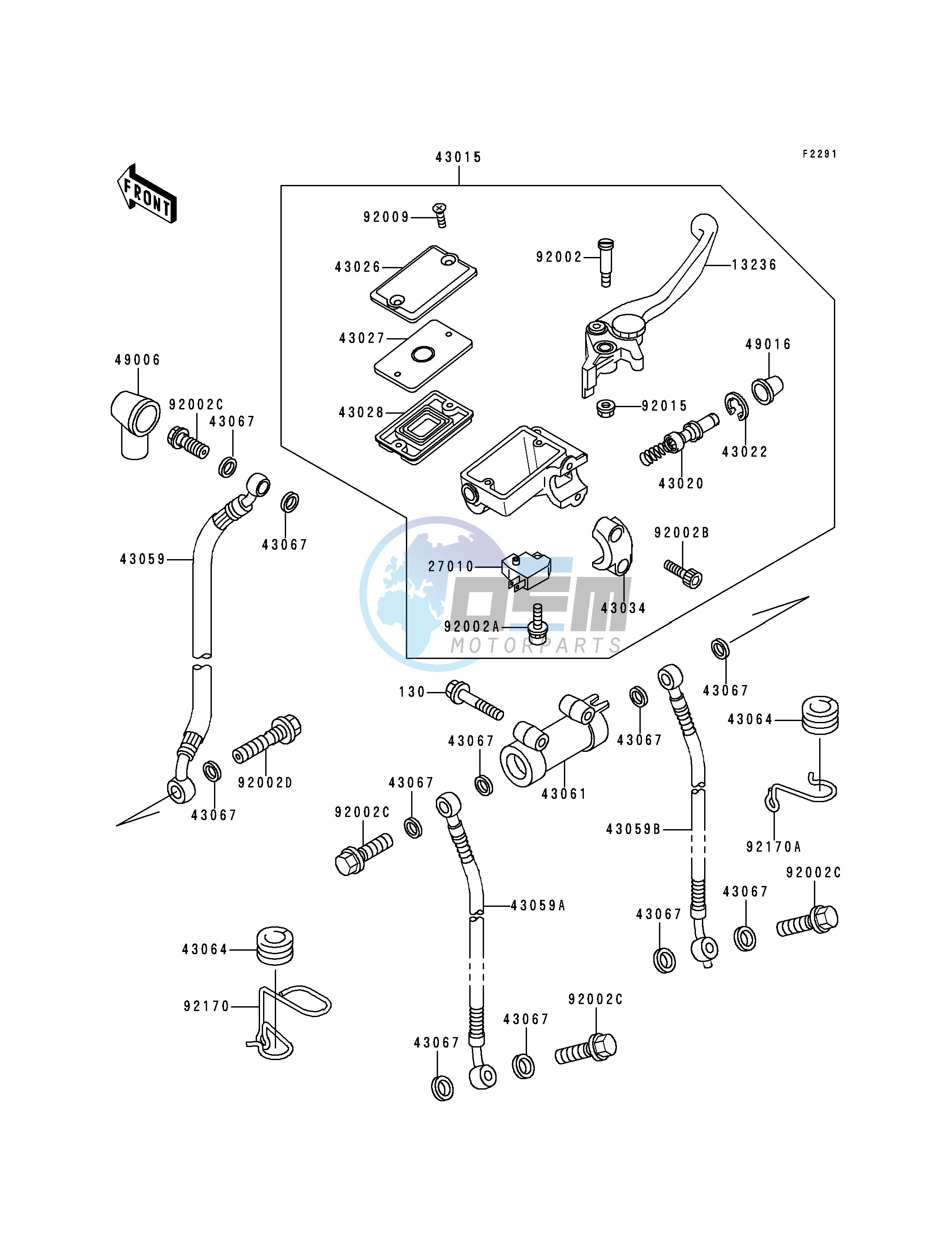 FRONT MASTER CYLINDER