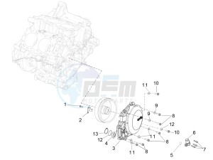 RSV4 1000 RR drawing Flywheel cover