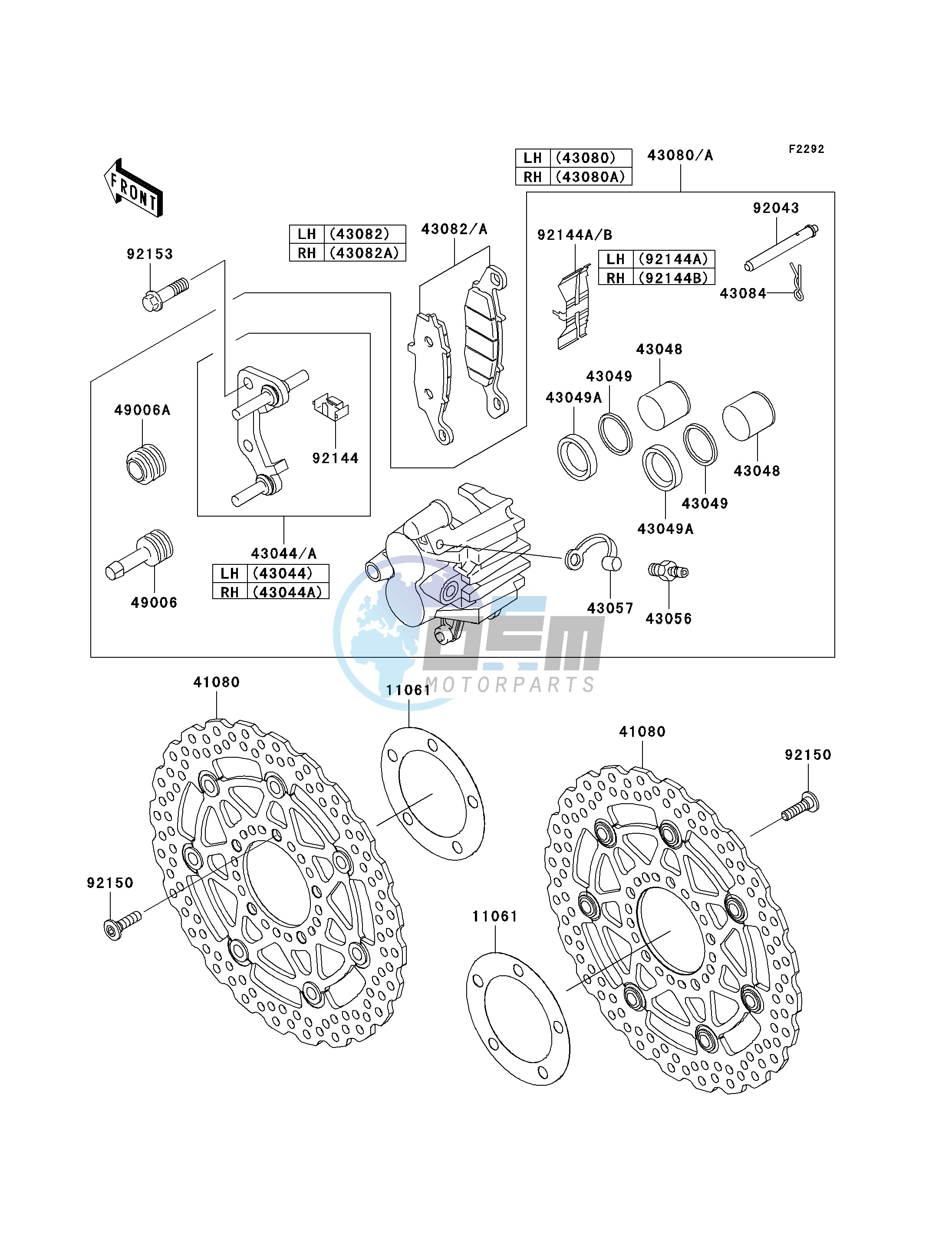 FRONT BRAKE-- A7F_A8F- -