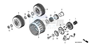 VFR1200FDB drawing CLUTCH (VFR1200FD)