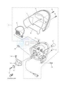 T110C (1DU8) drawing TAILLIGHT