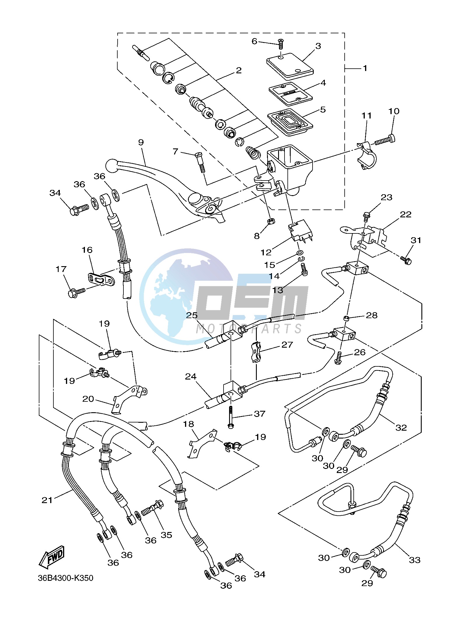 FRONT MASTER CYLINDER