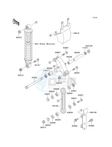 KX 60 [KX60] (B15-B19) [KX60] drawing REAR SUSPENSION